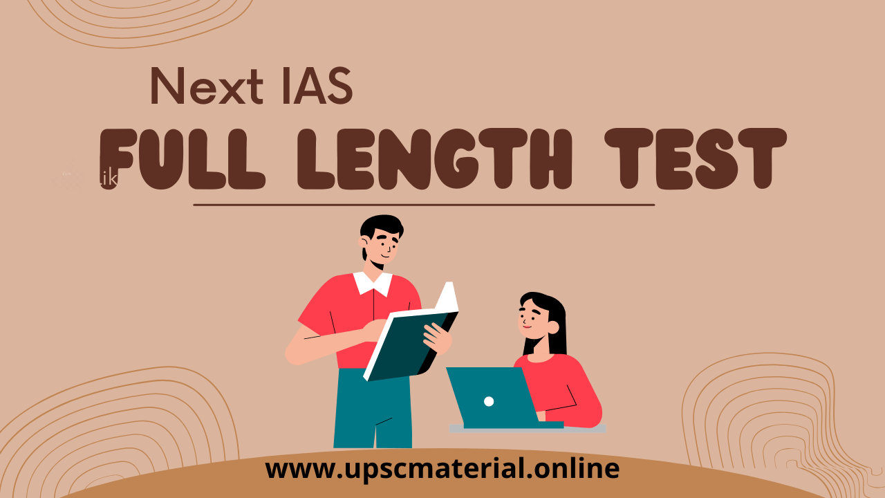 next ias prelims test series 2022